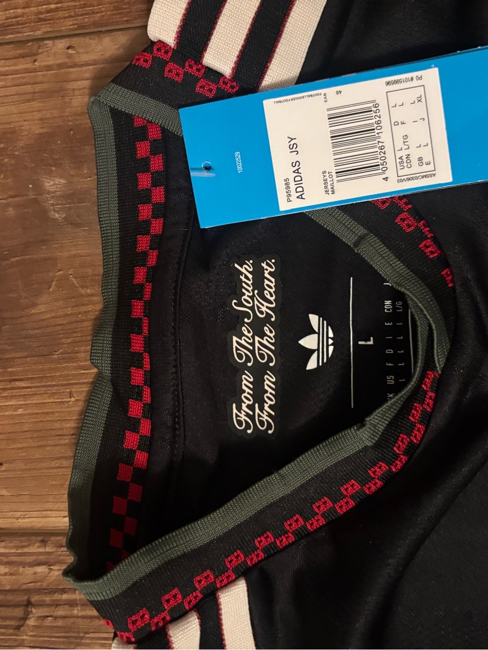 adidas Black Kane #9 Soccer Jersey - Picture 8 of 9